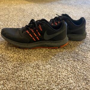 Nike Black and Orange Running Shoes